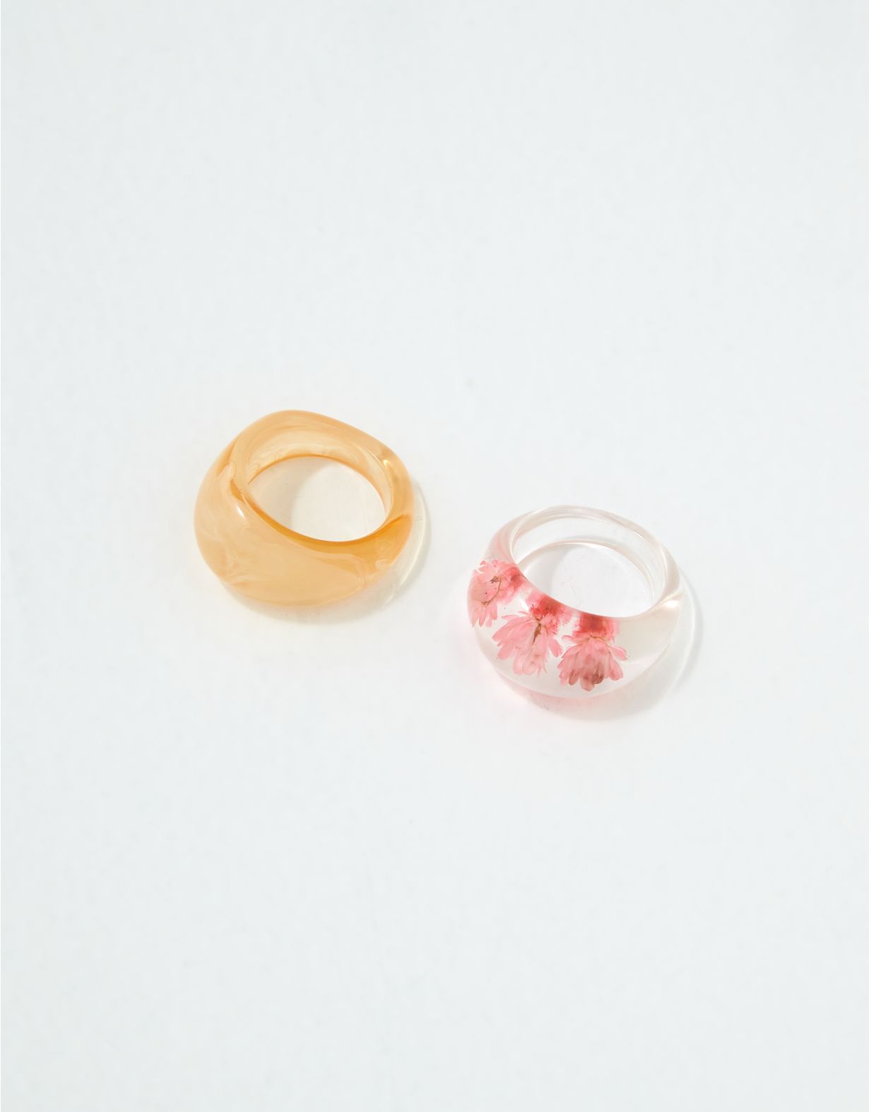 AEO Resin Ring 2-Pack | American Eagle Outfitters (US & CA)