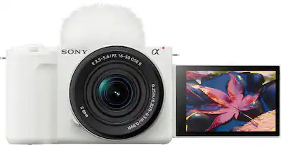 Sony - Alpha ZV-E10 II Mirrorless Content Creators’ Camera Kit with 16-50mm Lens - White | Best Buy U.S.