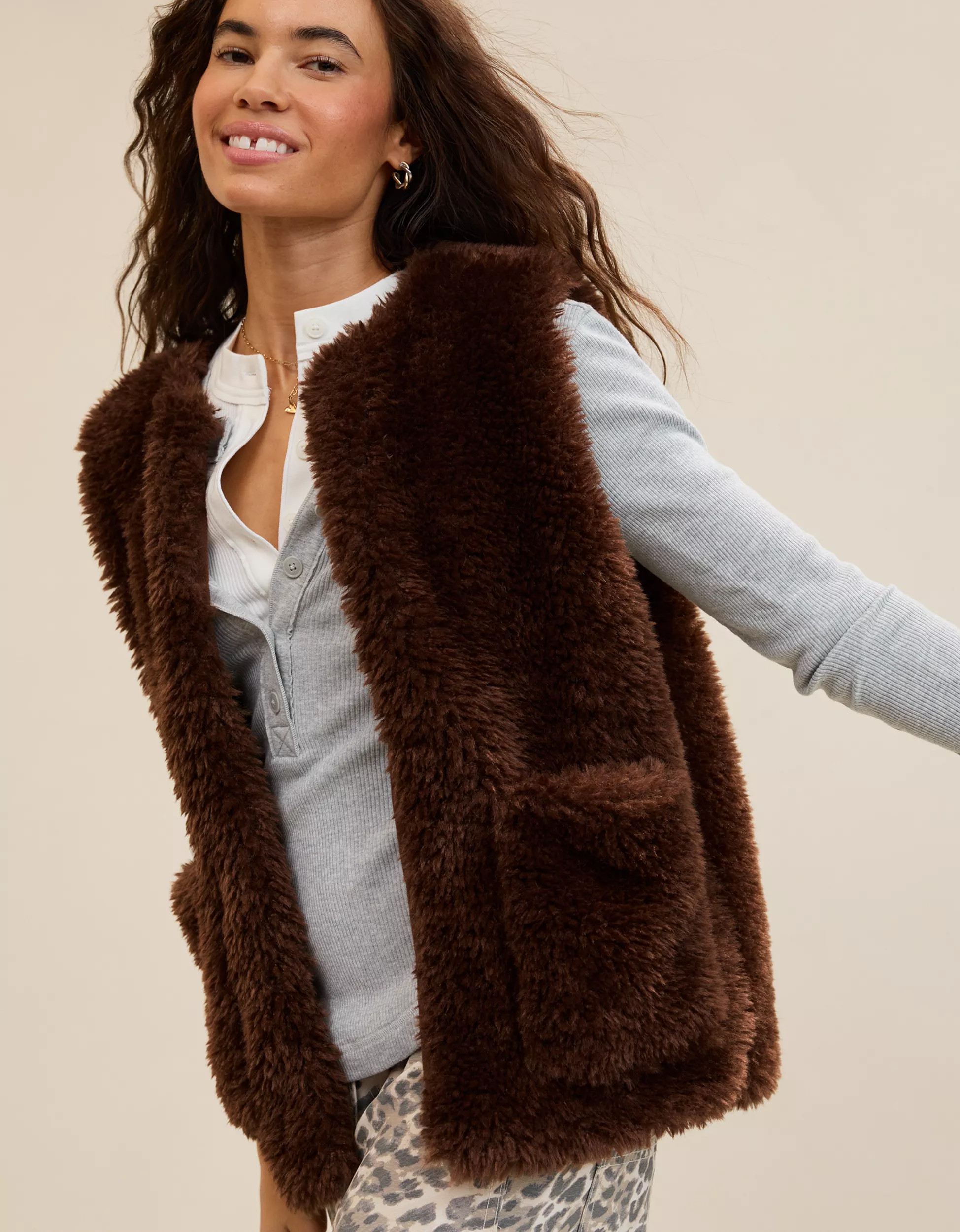 Aerie Faux Fur Vest | American Eagle Outfitters (US & CA)