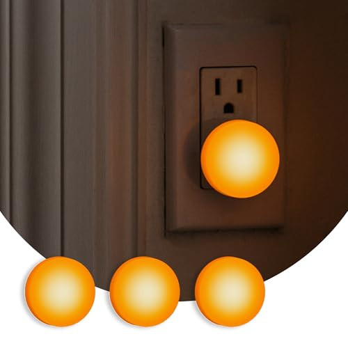 Loftie Night Lights Plug into Wall - 0.5W Plug in Night Light - Warm Amber Glow, Wall Light Sensing Dusk to Dawn - 2000K, UL Certified - Nightlight for Bathroom, Hallway, Bedroom Decor, Kitchen,3-Pack | Amazon (US)