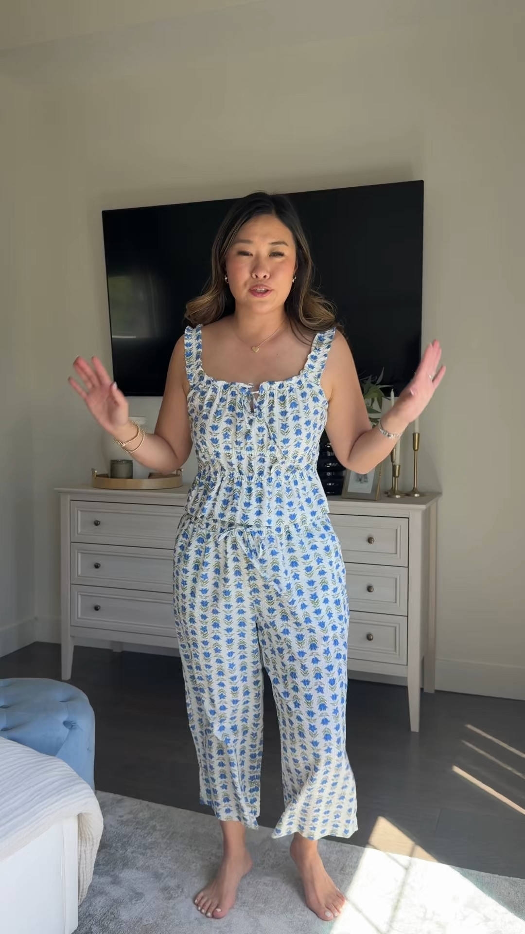Target Spring/Summer New Arrivals on a pear shaped mid sized body
PJ Set: Medium

#LTKOver40 #LTKootd