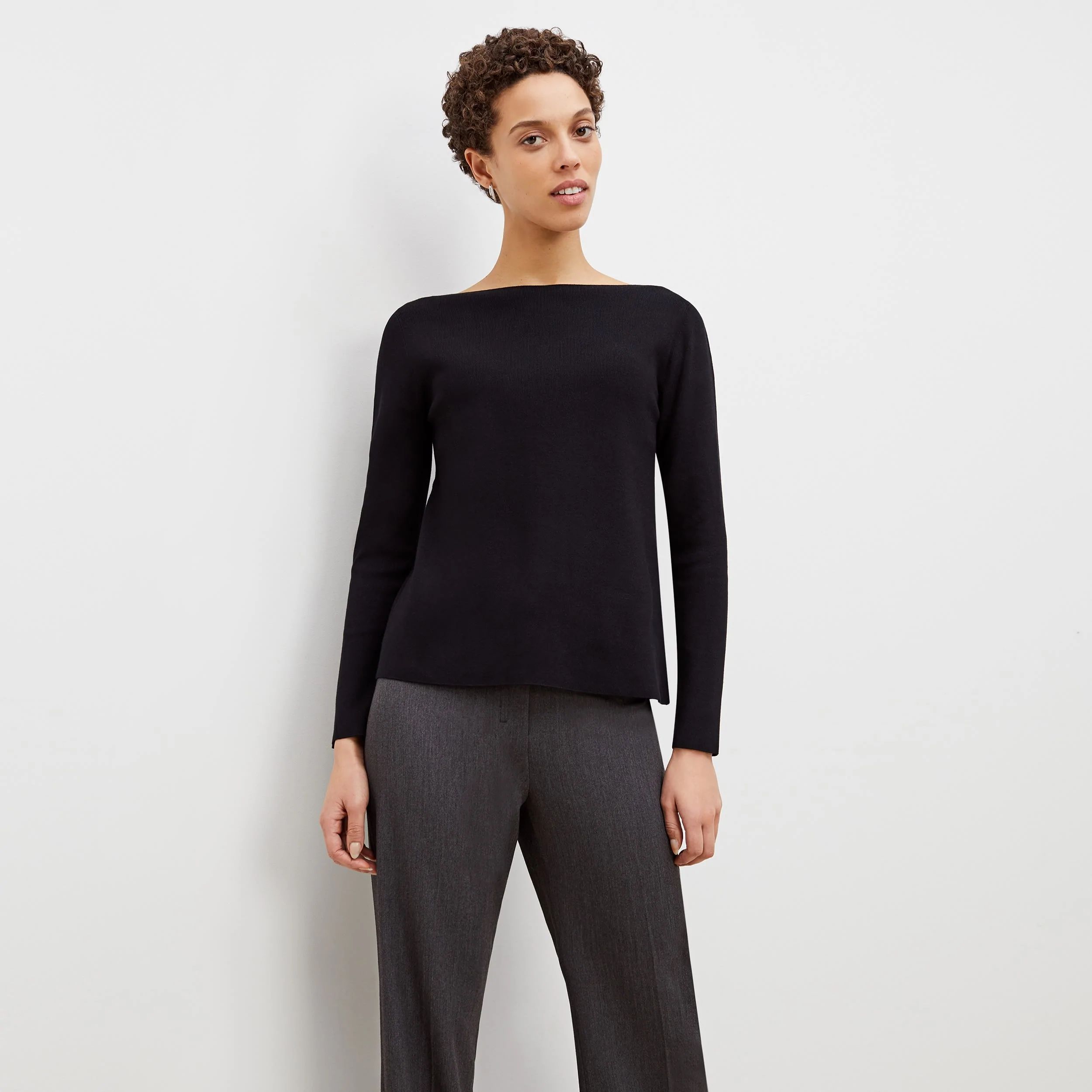 Celeste Top - 365Knit :: Black | MM LaFleur