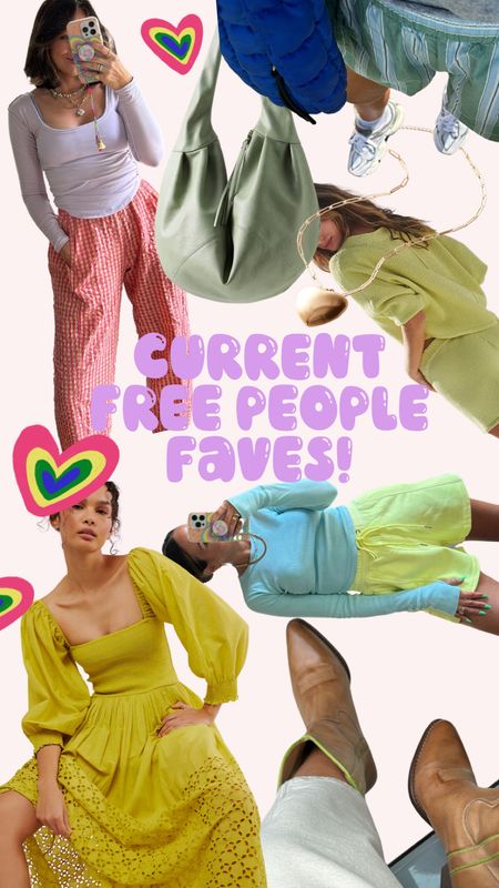 My current free people faves for spring! I do an XS in everything! The gingham pants do run big you can size down. @freepeople #freepeoplepartner

#LTKfindsunder100 #LTKstyletip #LTKfindsunder50