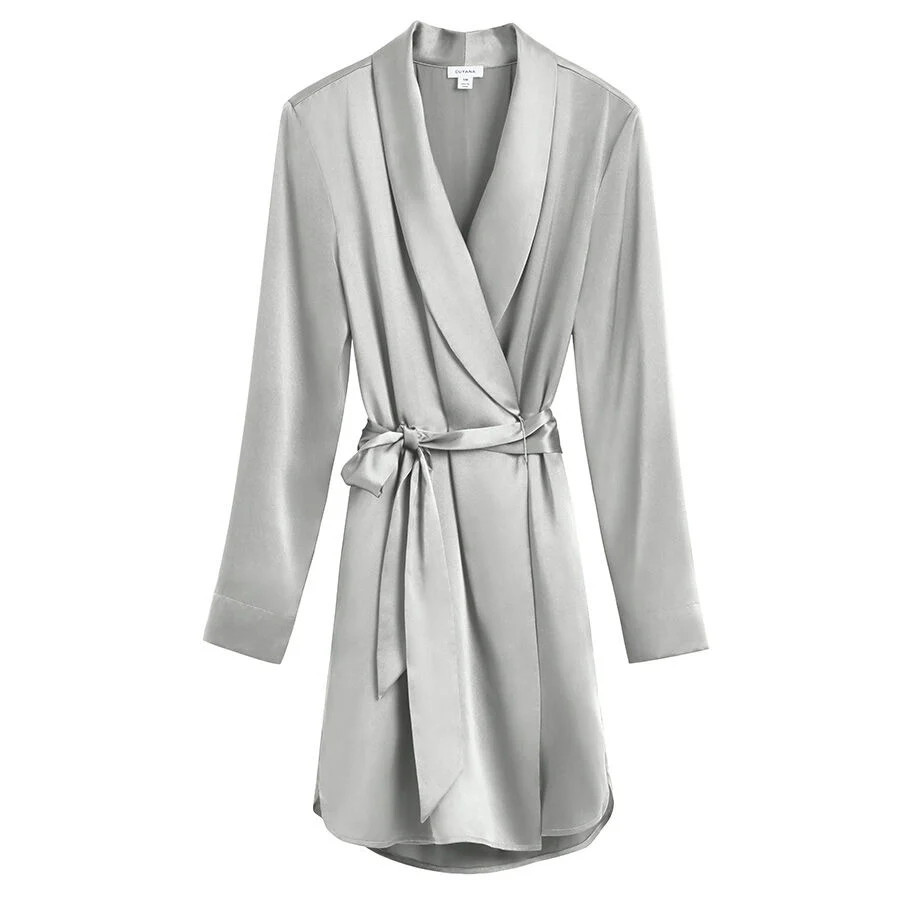 Washable Charmeuse Robe | Cuyana