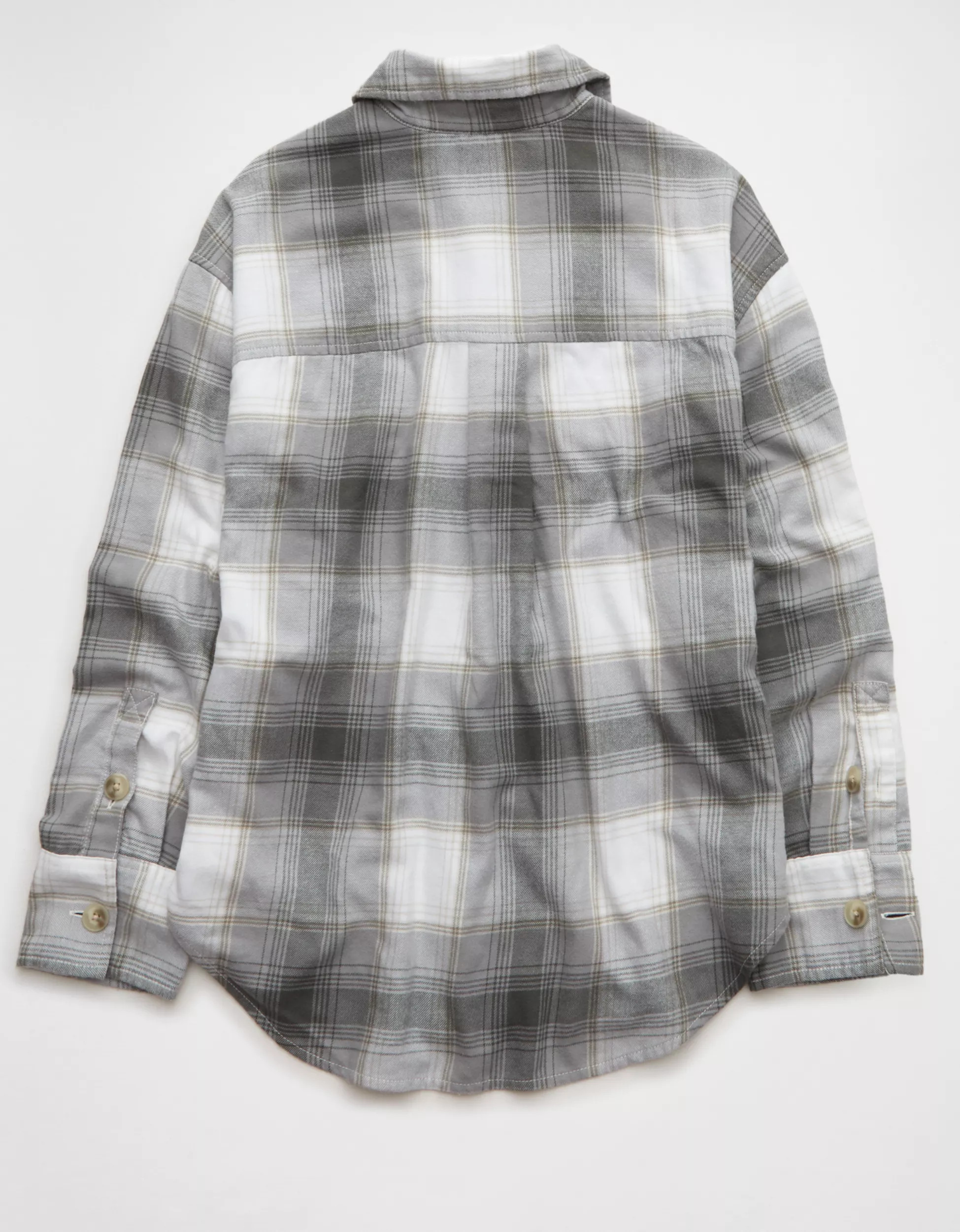 AE Plaid Button-Up Shirt | American Eagle Outfitters (US & CA)