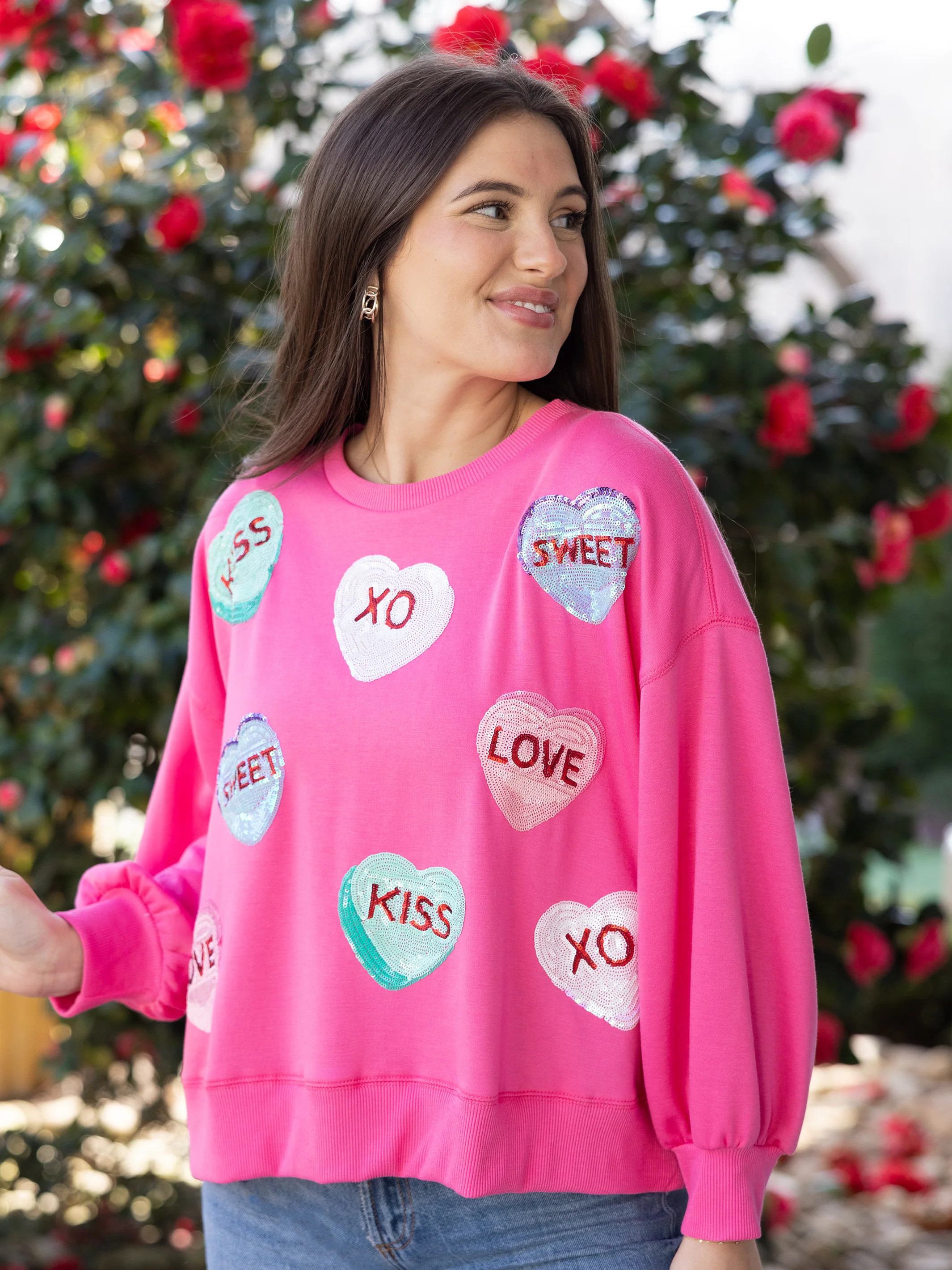 Millie Sweatshirt | Candy Hearts | Mary Square