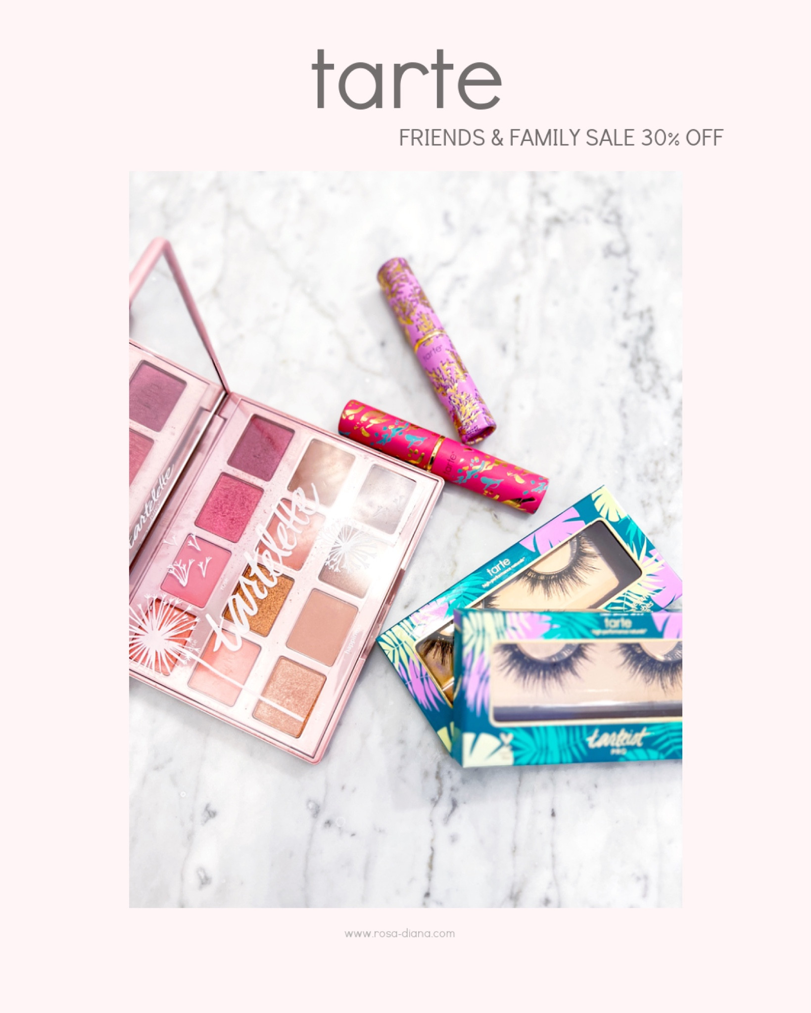 tarte friends and family 30% off sale! Makeup and beauty products.  Skincare. Beauty. Makeup. 

#LTKSeasonal #LTKSale #LTKbeauty