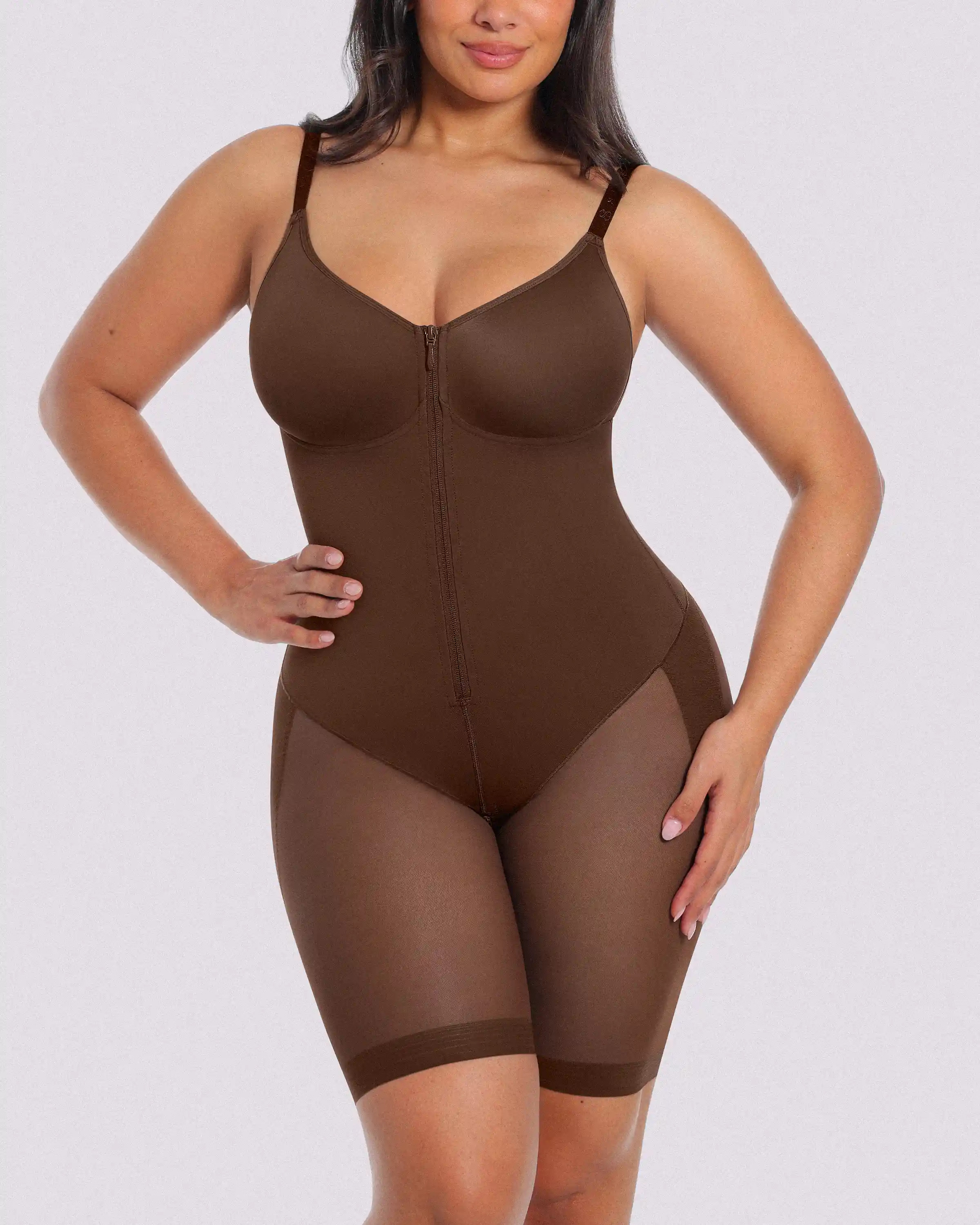 Bare Essentials\u2122 AirSlim\u00ae Hourglass Full Body Mid Thigh Bodysuit | Shapellx Affiliate Program
