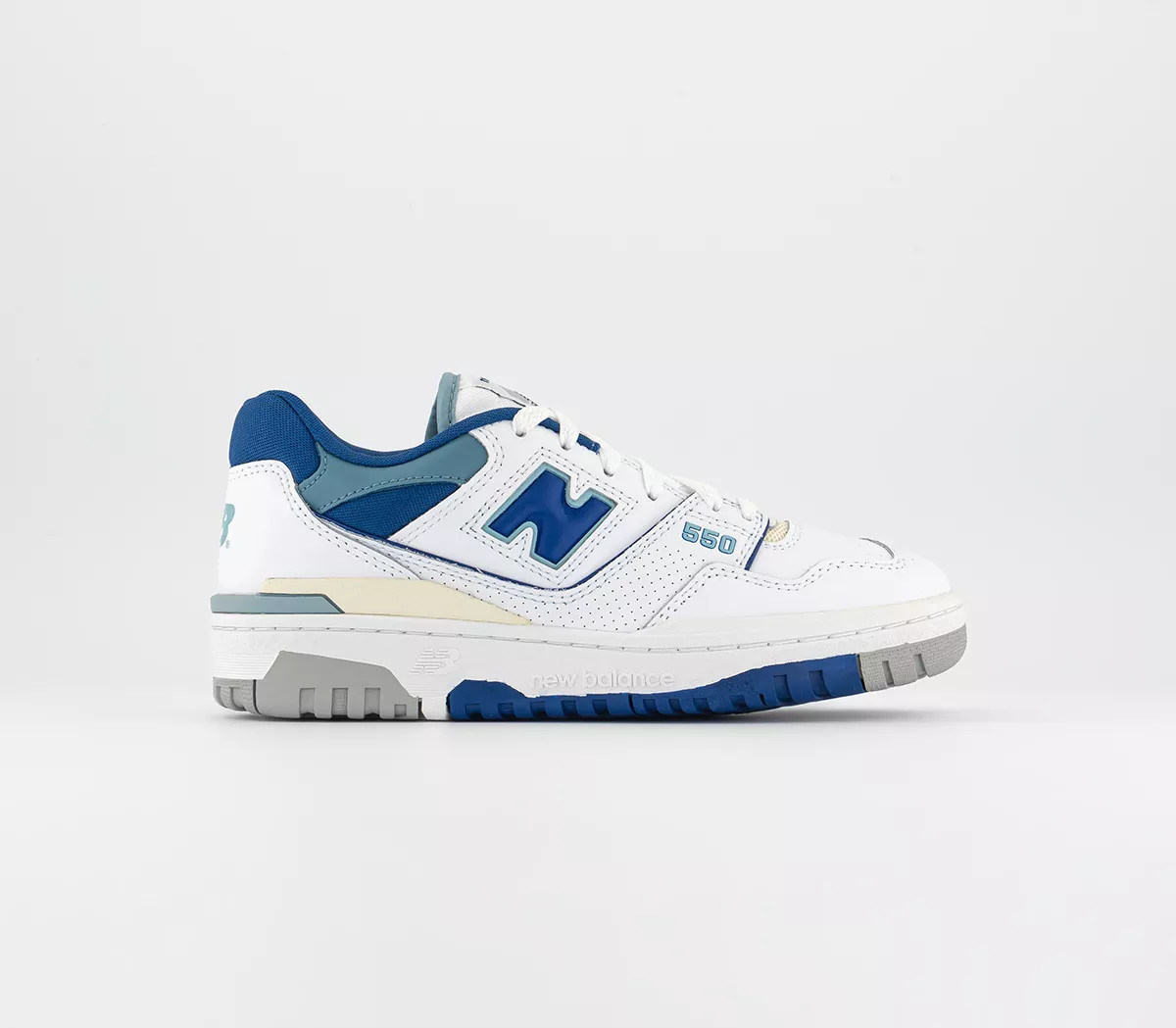New Balance
								BB550 Trainers
								White Teal Grey | OFFICE London (UK)