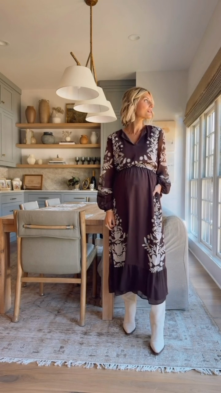 This brown dress is a perfect option for Thanksgiving! I love it paired with these cream boots! Wearing an XS!

Loverly Grey, Thanksgiving dress, Thanksgiving outfit, brown dress, fall outfit, dinner outfit 

#LTKStyleTip #LTKHoliday