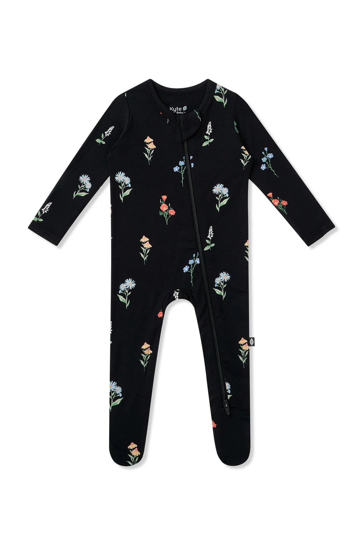 Bow Headband in Midnight Wildflower | Kyte Baby