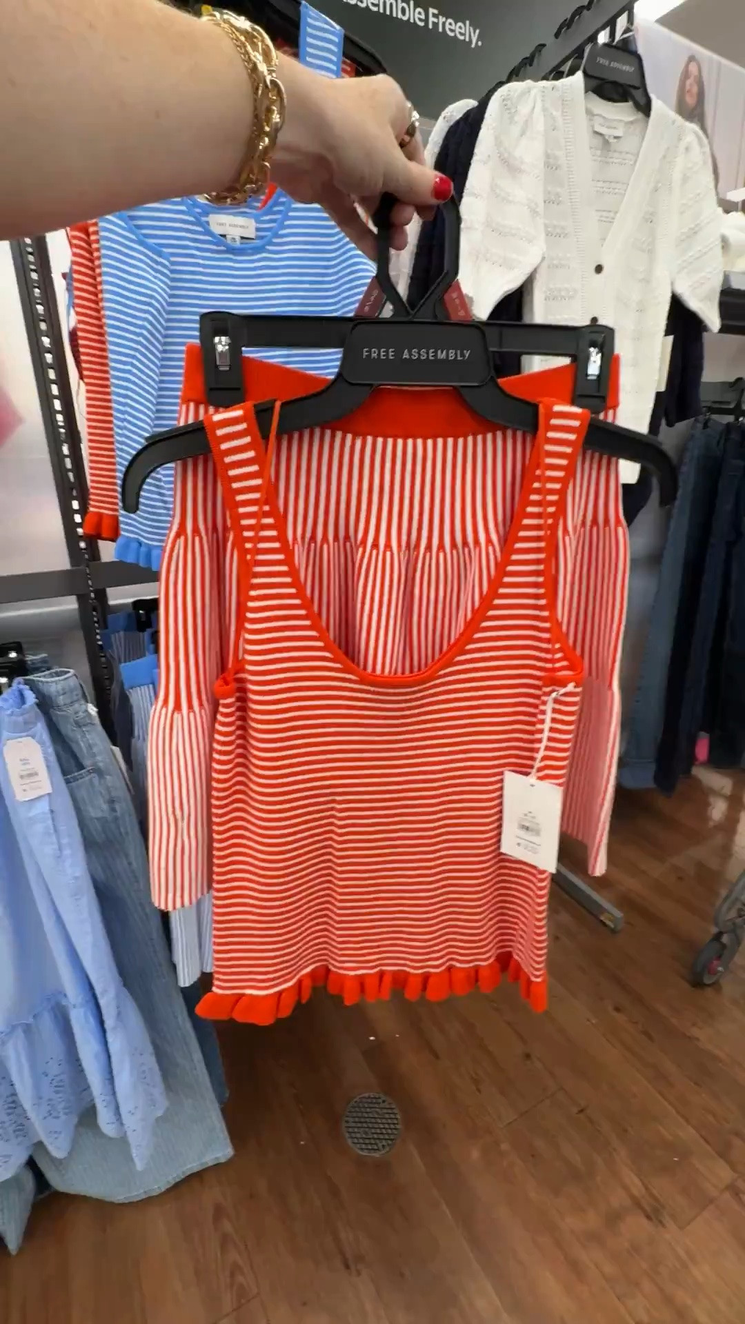 Ribbed tank with ruffle hem and matching ribbed swing skirt from Walmart!

#LTKgrwm #LTKmomlife
