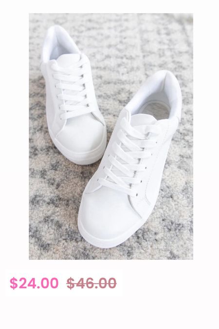 White sneakers 

#LTKsalealert #LTKfindsunder50 #LTKshoecrush