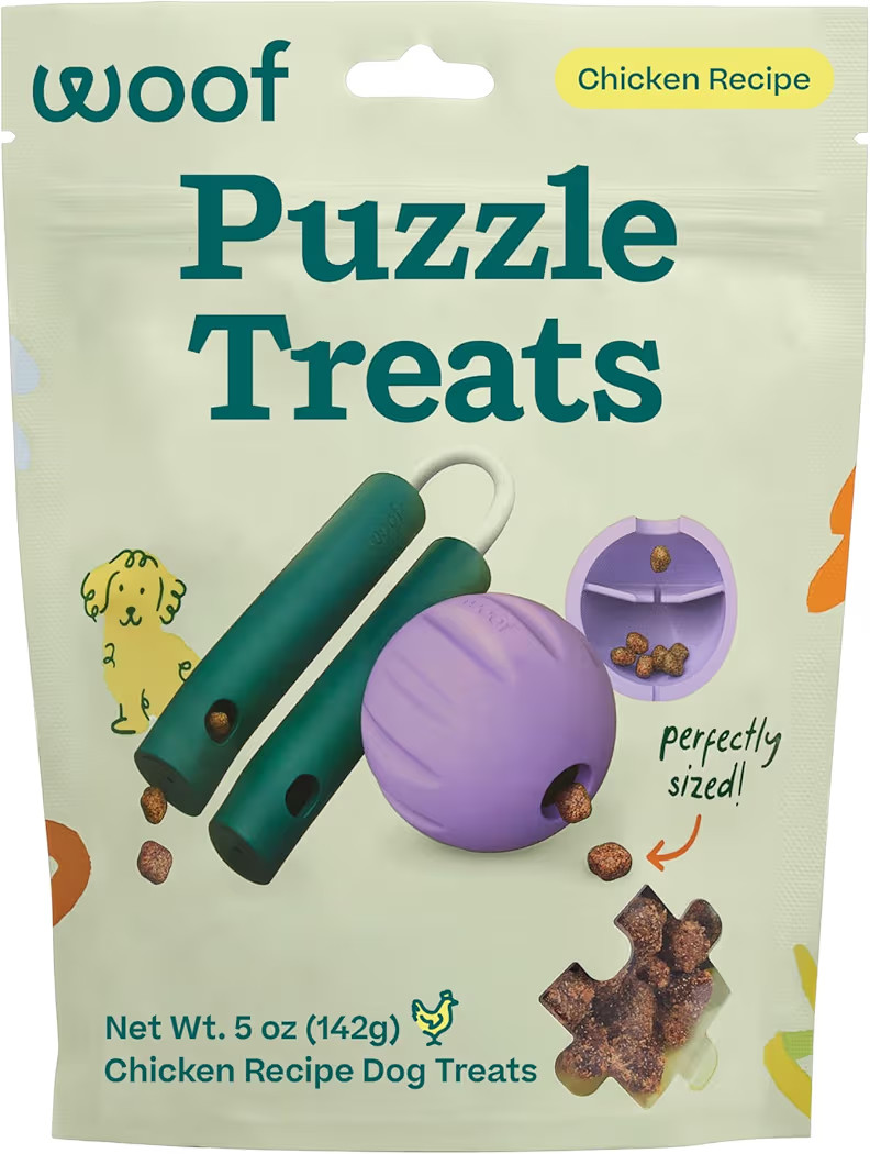 WOOF Air-Dried Puzzle Treats - Refill Treats Sized Puzzle Toys - The Perfect Dog and Puppy Traini... | Amazon (US)