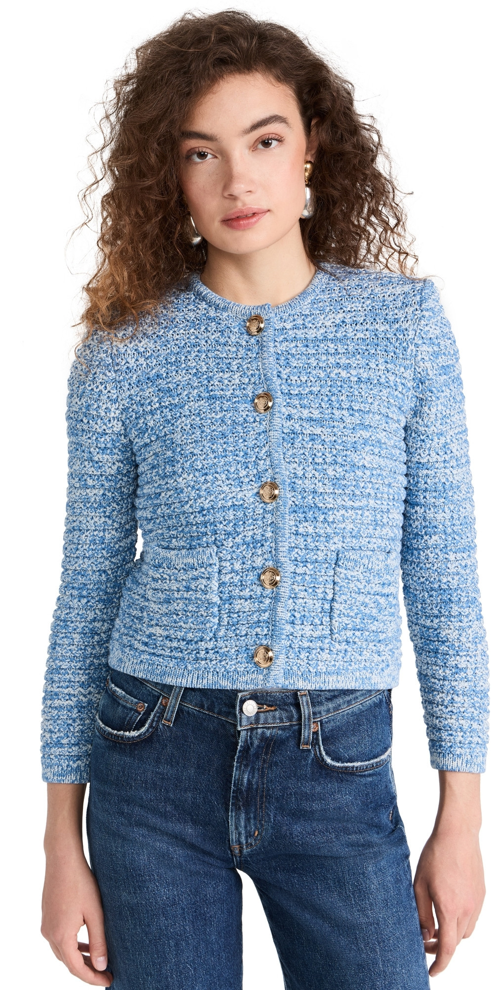 ba & sh Guspa Cardigan Bleu 1 | Shopbop
