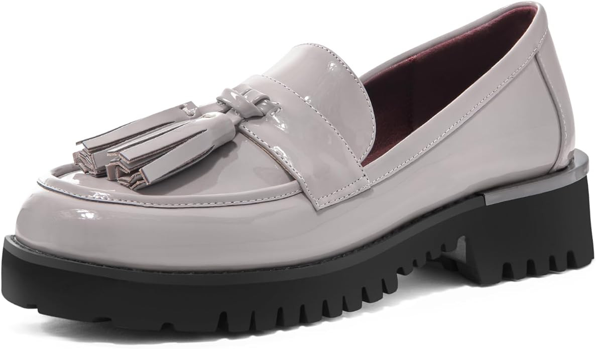 MUCCCUTE Platform Loafers for Women Chunky Heel Penny Loafers Comfort Classic Round Toe Slip-On B... | Amazon (US)