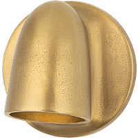 Mitzi Canna 4.75W x 4.75H Wall Sconce, Body Frame: Aluminum/Shade/Diffuser: in Aged Brass by DecoratorsBest | DecoratorsBest