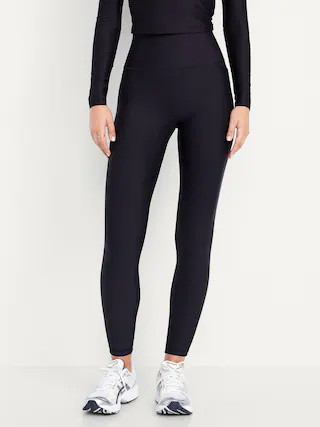 Extra-High Waisted PowerSoft Boundless 7/8 Pocket Leggings – No Front Seam | Old Navy (US)