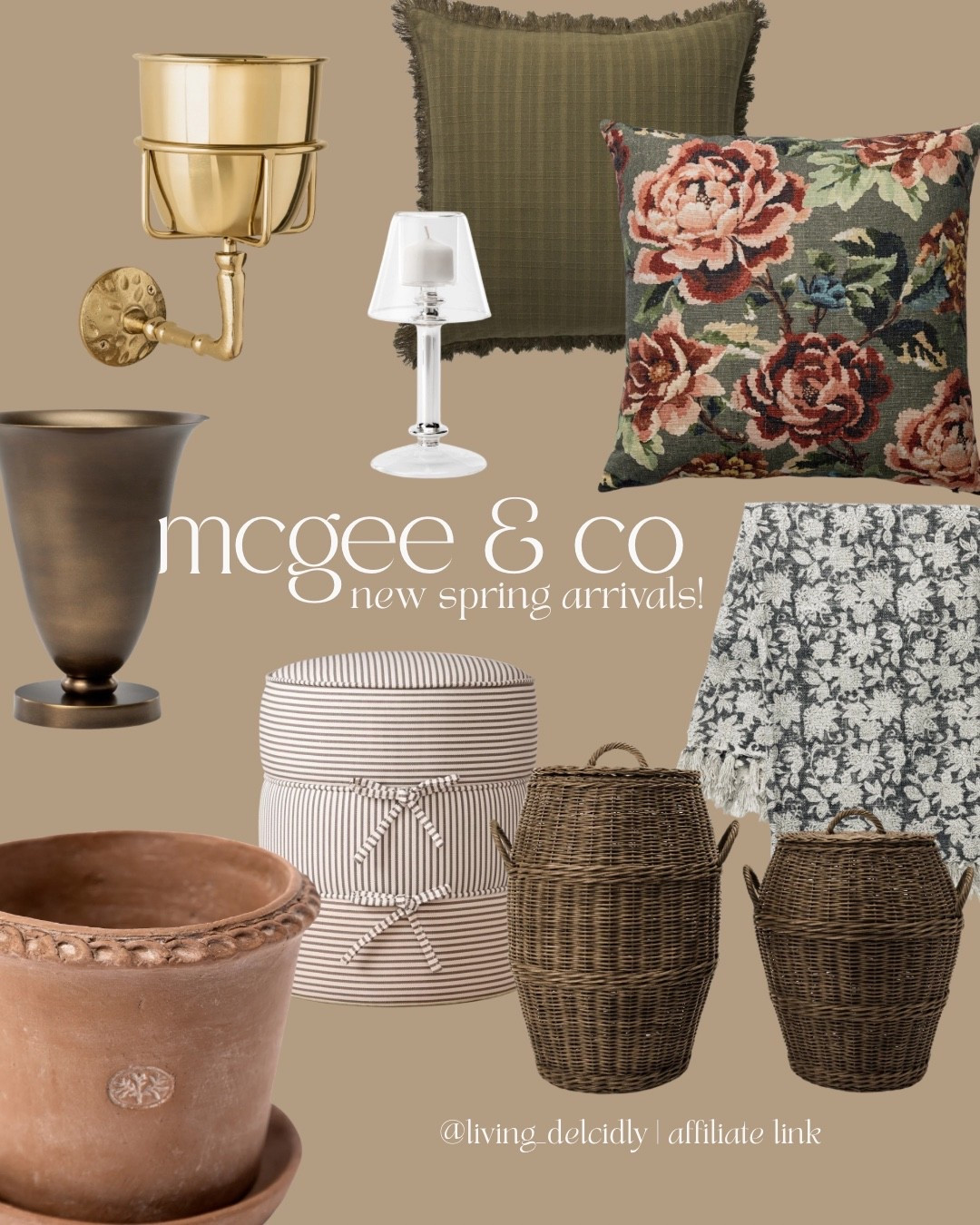 My favorite new spring finds from McGee & Co! All these finds are lovely but I’ve got my eye on that brass vase 😍

Spring Decor | Home Decor

#LTKHome