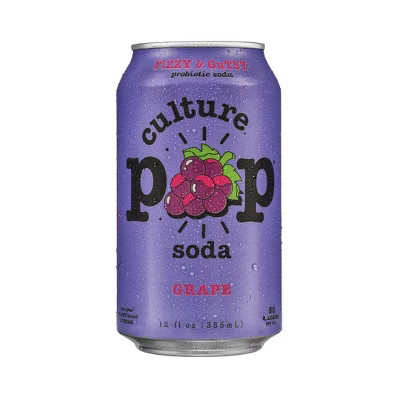 Culture Pop Grape Soda - 12 fl oz Can | Target