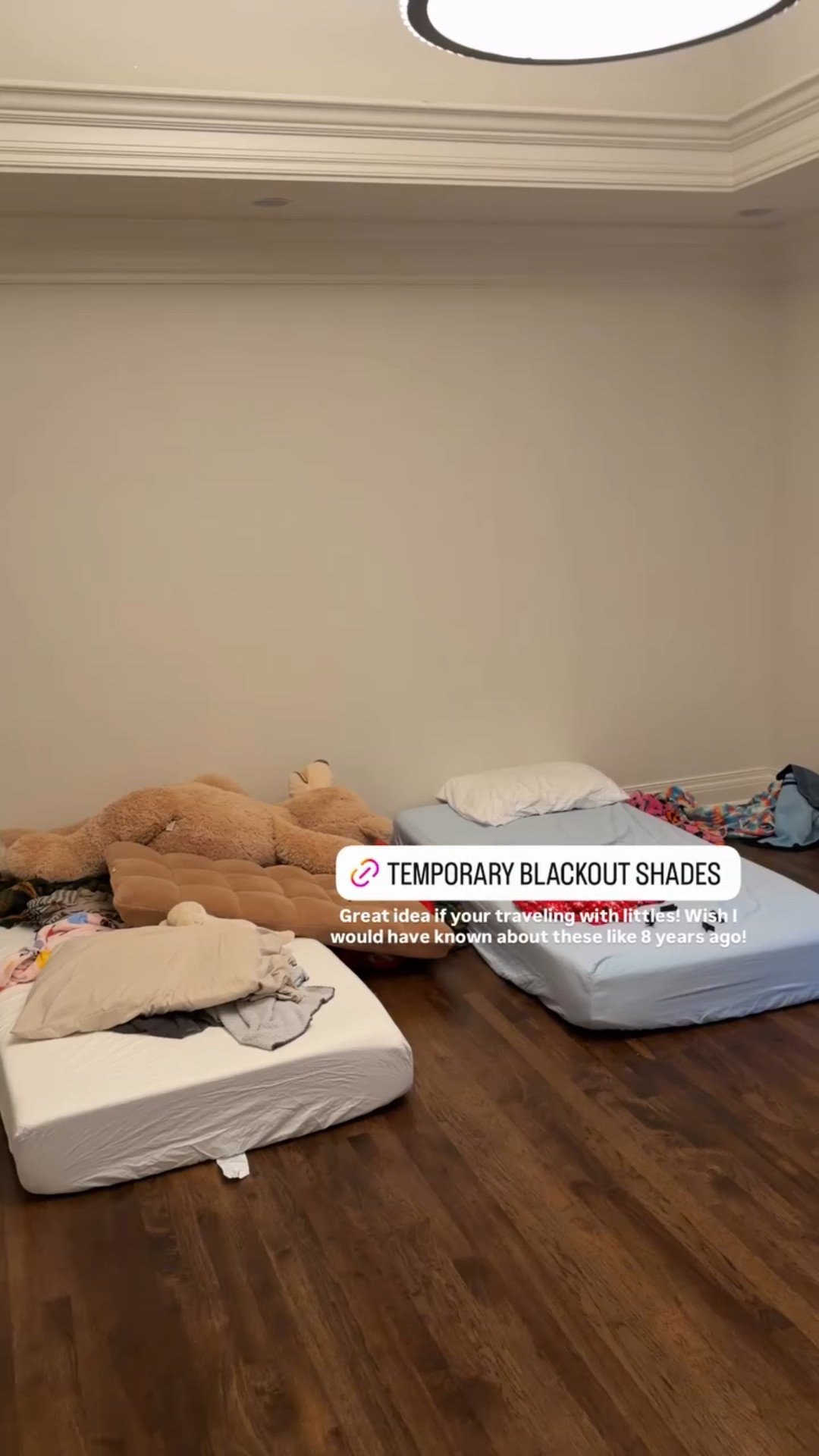 Blackout shades = game changer!!! 

#LTKvlog #LTKKids #LTKHome