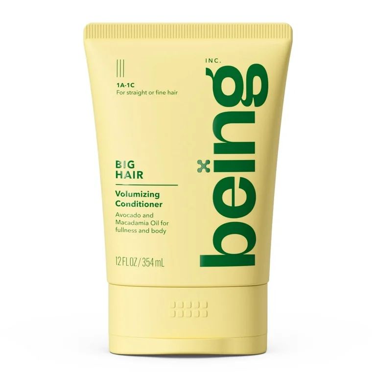 being BIG HAIR Volumizing Conditioner with Avocado and Macadamia Oil, 12 fl oz | Walmart (US)