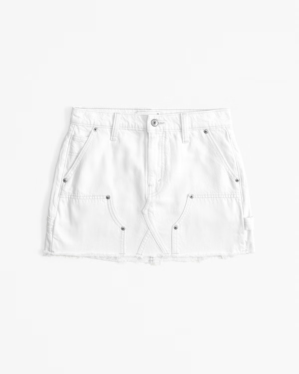 Denim Mini Skirt | Abercrombie & Fitch (US)