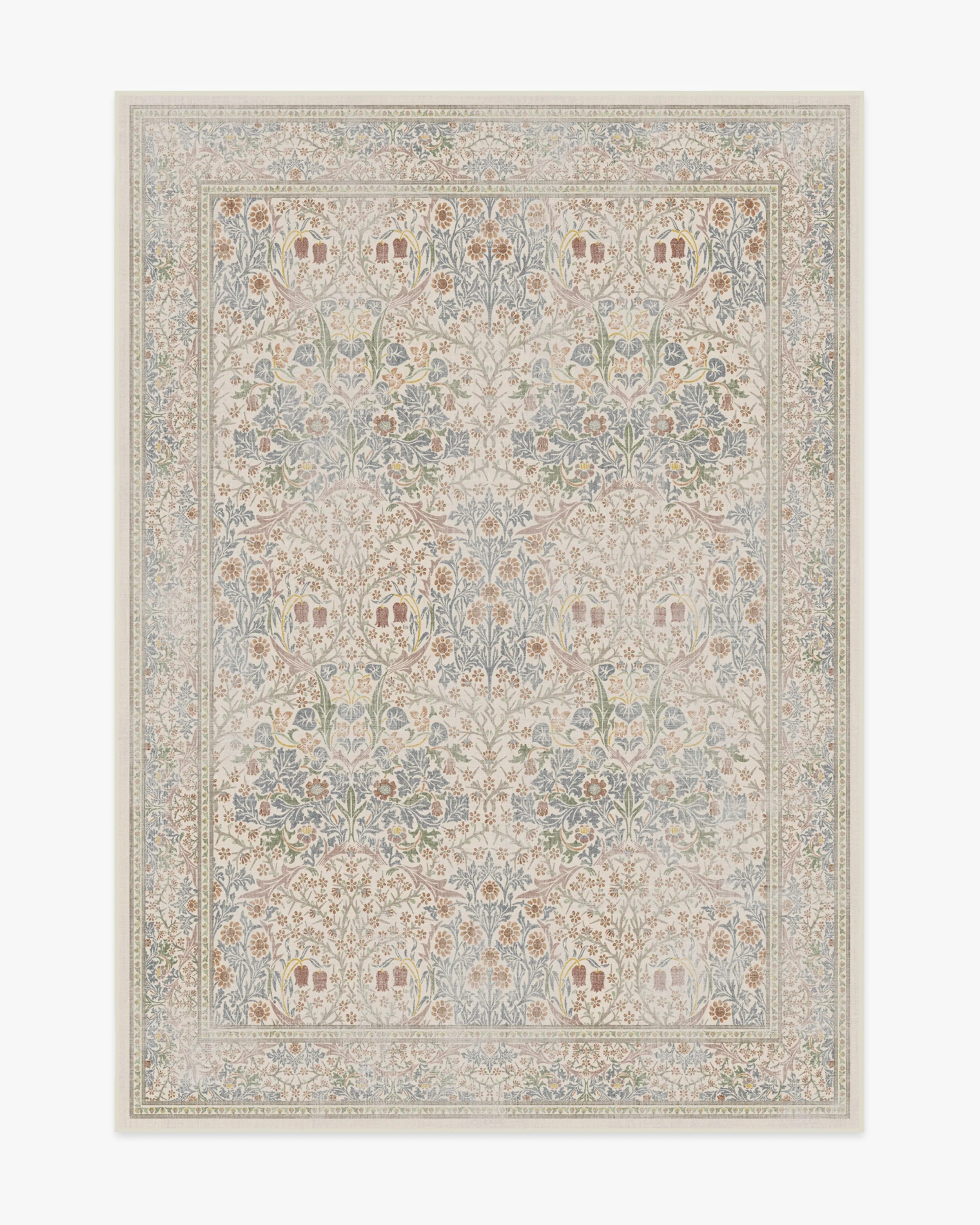 Morris & Co. Blackthorn Ivory Tufted Rug | Ruggable | Ruggable