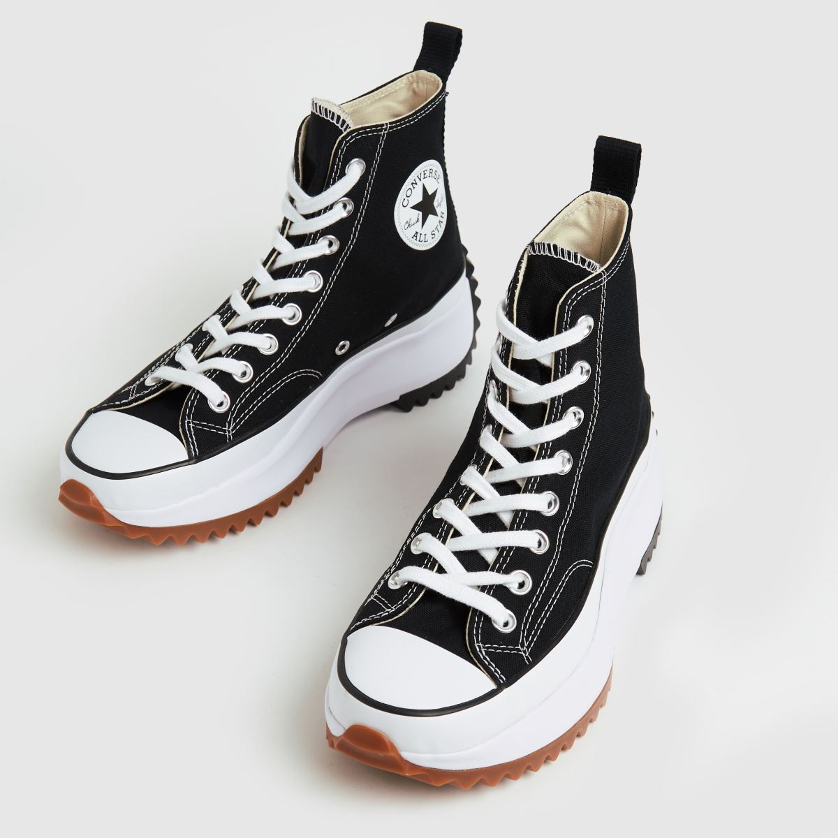 Womens Black & White Converse Run Star Hike Hi Trainers | schuh | Schuh