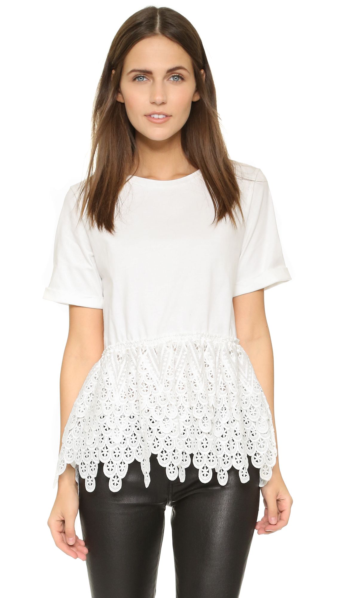 Lace Tee | Shopbop