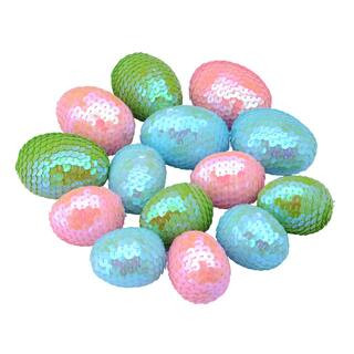 Pink, Blue & Green Sequin Easter Egg Bag by Ashland®, 14ct. | Michaels Stores