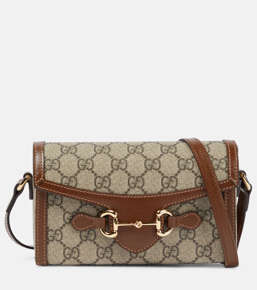 Gucci Horsebit 1955 GG Mini crossbody bag | Mytheresa (UK)