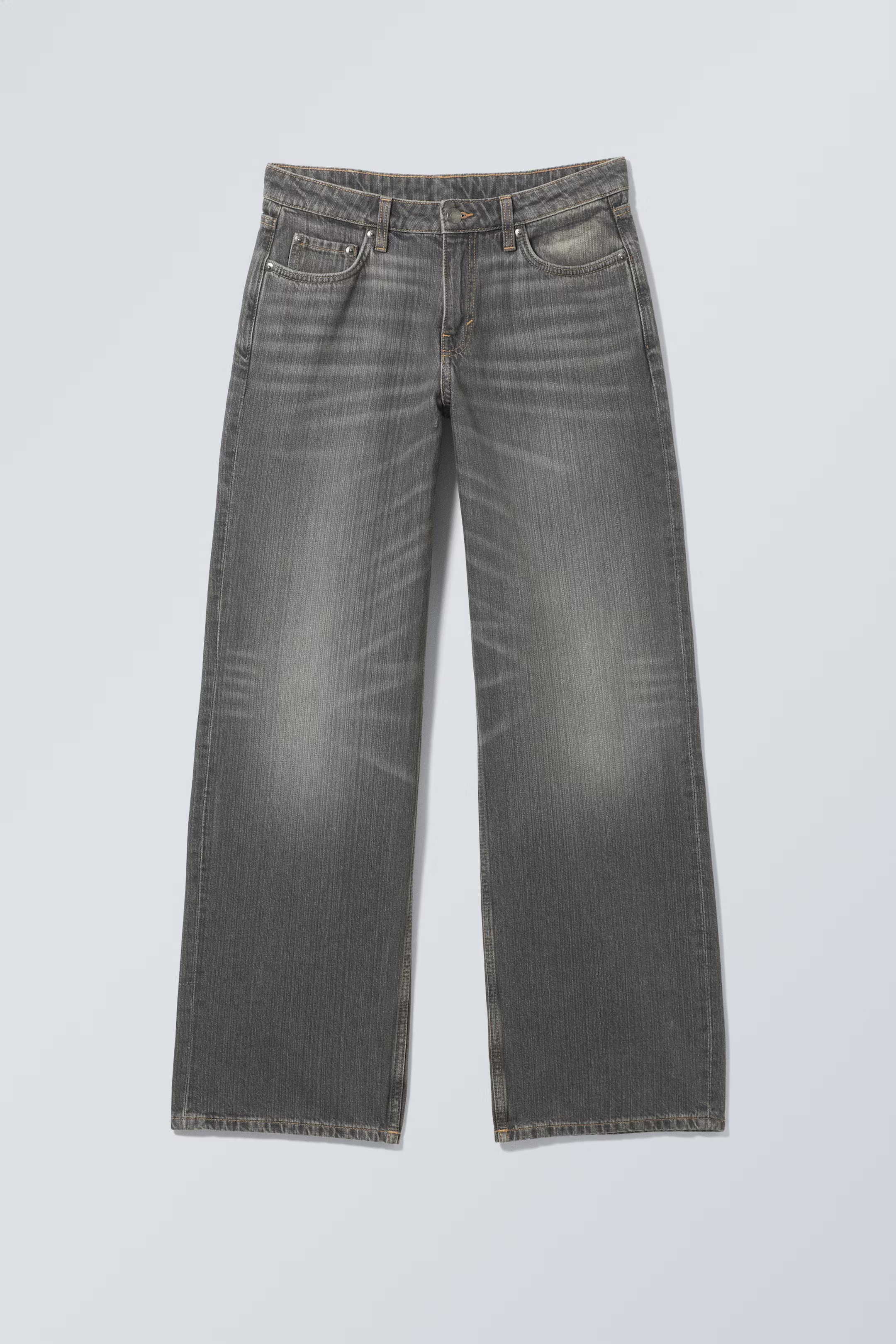 Ample Low Rise Loose Wide Leg Jeans | H&M (UK, MY, IN, SG, PH, TW, HK)