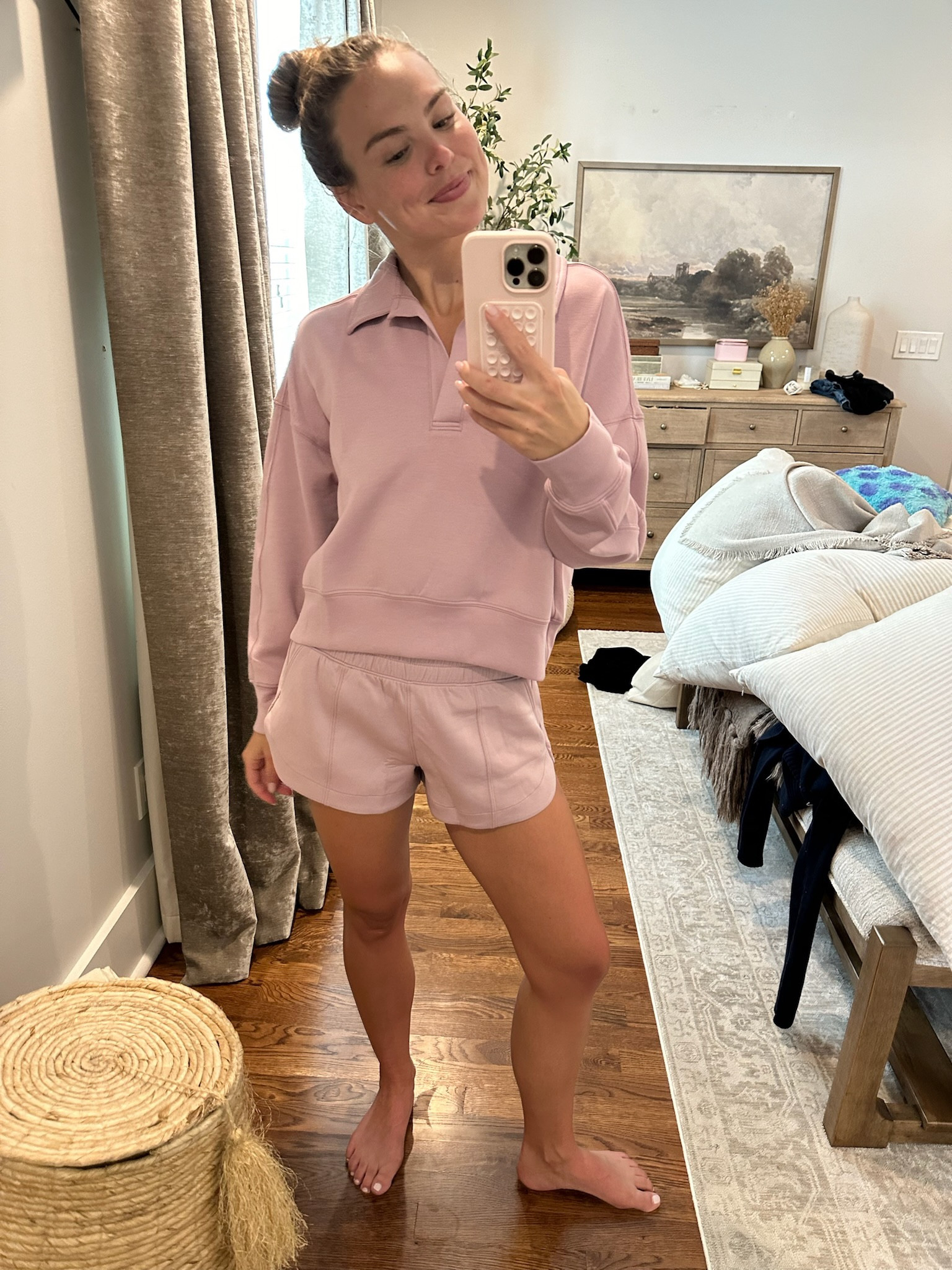 Comfy Abercrombie active outfit! There are a lot of pieces in this pretty pink color that you can mix and match! All 25% off right now 🩷

#LTKActive #LTKFitness #LTKSaleAlert