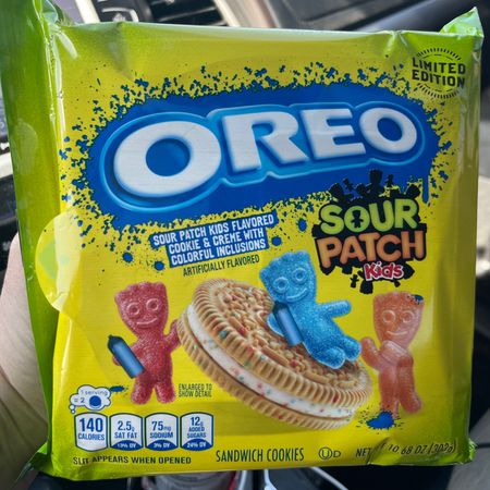 The Sour Patch Kids Oreos are now available! 

Who is willing to try this one?



#LTKFindsUnder50 #LTKHome #LTKSeasonal