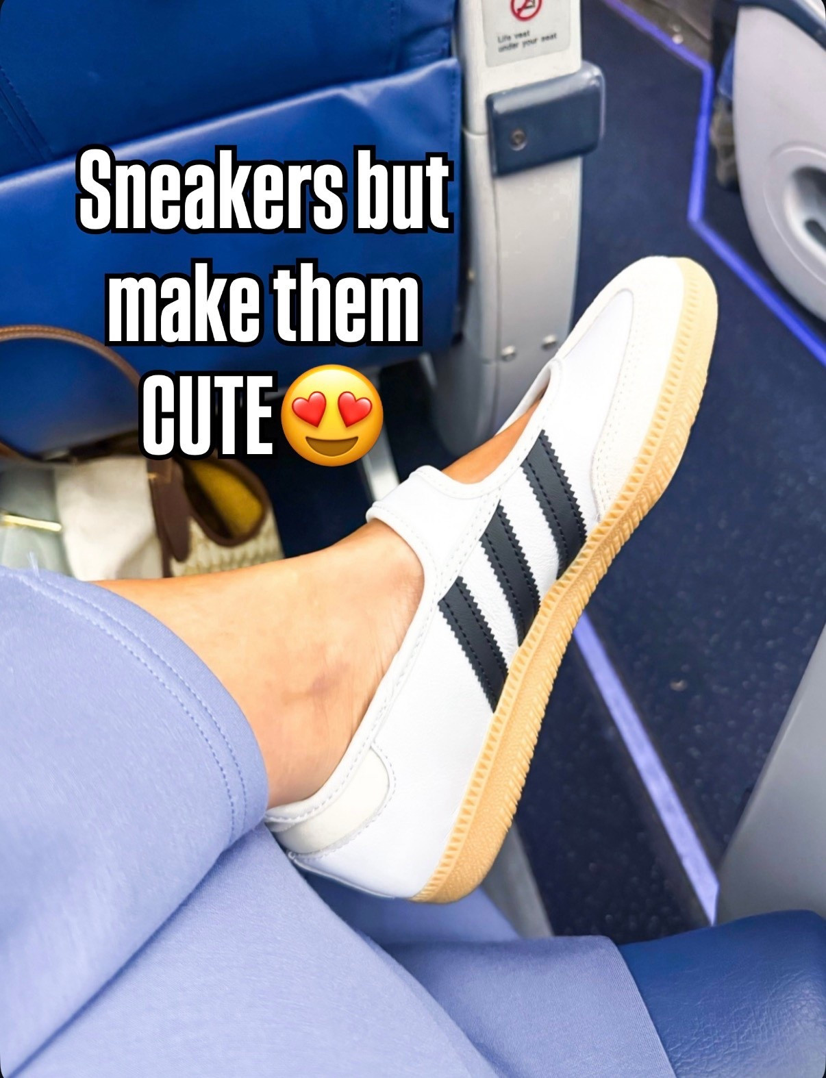 Expensive stuff that’s unfortunately worth it! Adidas Samba Jane, ballet sneakers. Runs a little bit big but I did not size down because you can tighten the strap. I love wearing these for travel. White sneakers. Walking shoes. Travel shoes. Every day outfits. Elevated casual. Casual outfits. Travel style.

#LTKootd #LTKmomlife #LTKTravel