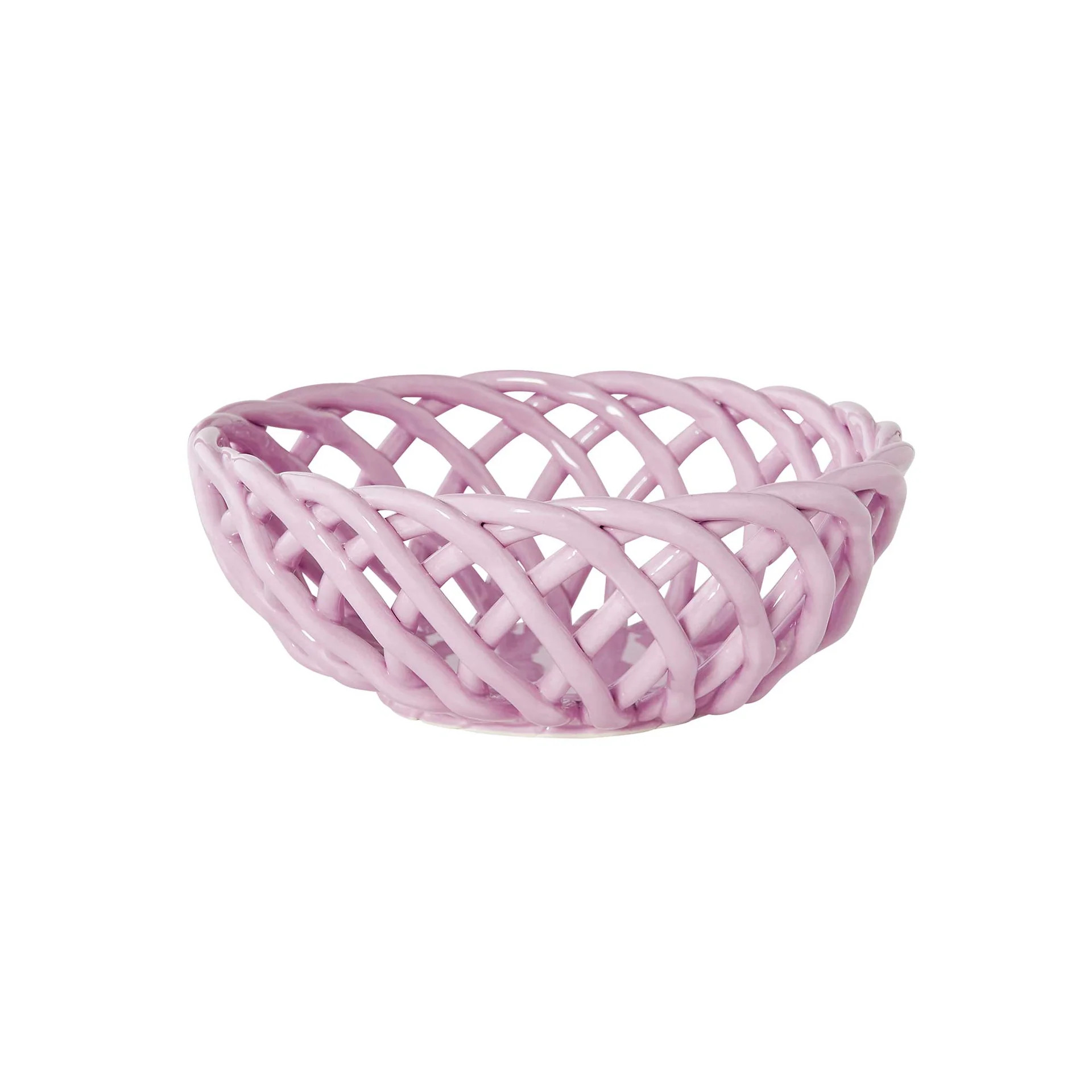 Giana Ceramic Basket in Lavender | Caitlin Wilson Design