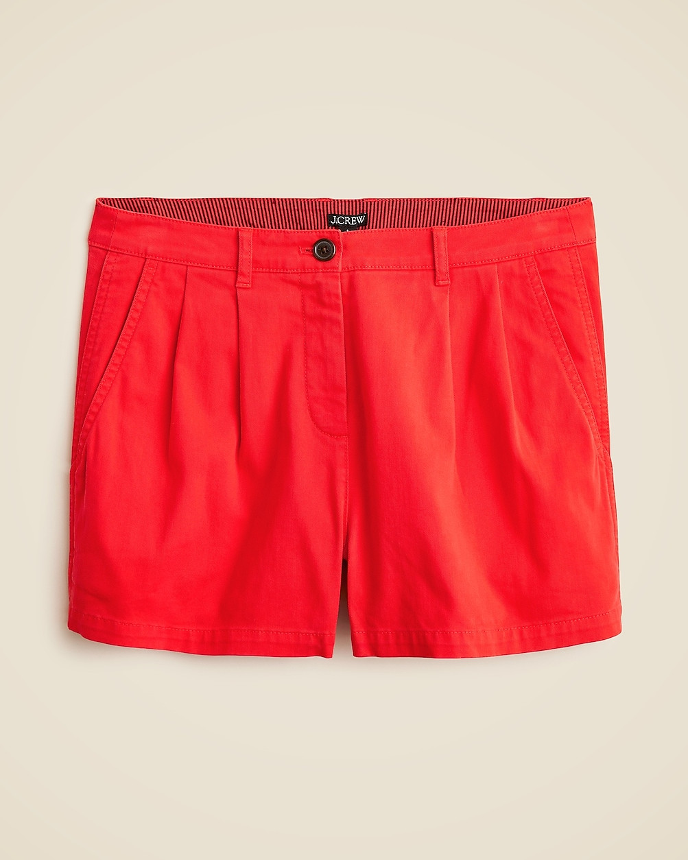 3" pleated heritage chino short | J. Crew US