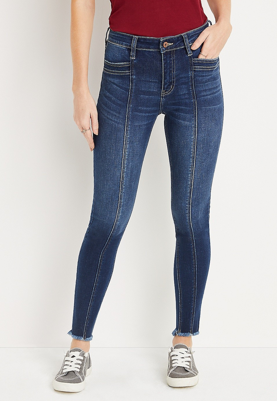 KanCan™ Skinny High Rise Front Seam Jean | Maurices