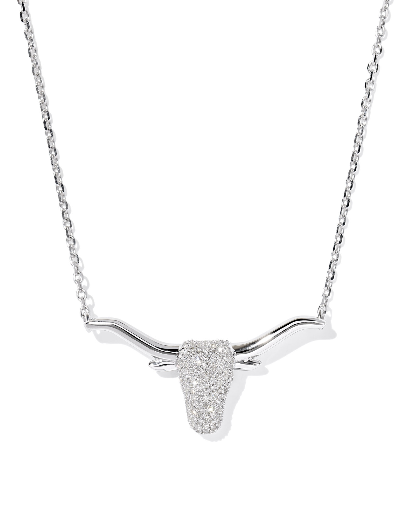 0.29 ct Longhorn 14k White Gold Pendant Necklace | Kendra Scott