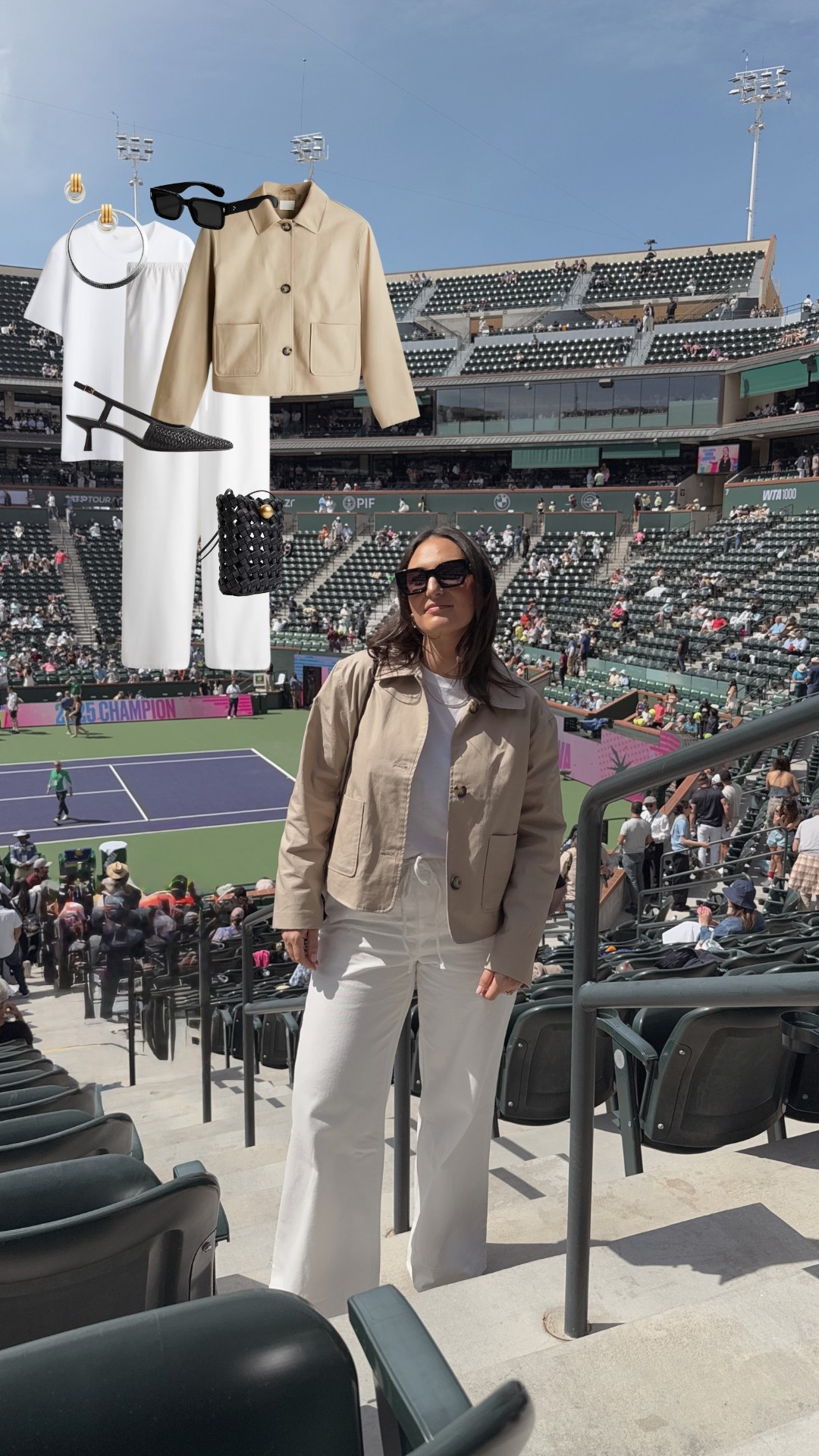 Tennis outfit from this weekend in Palm Springs! 

tennis l spring outfit l h&m