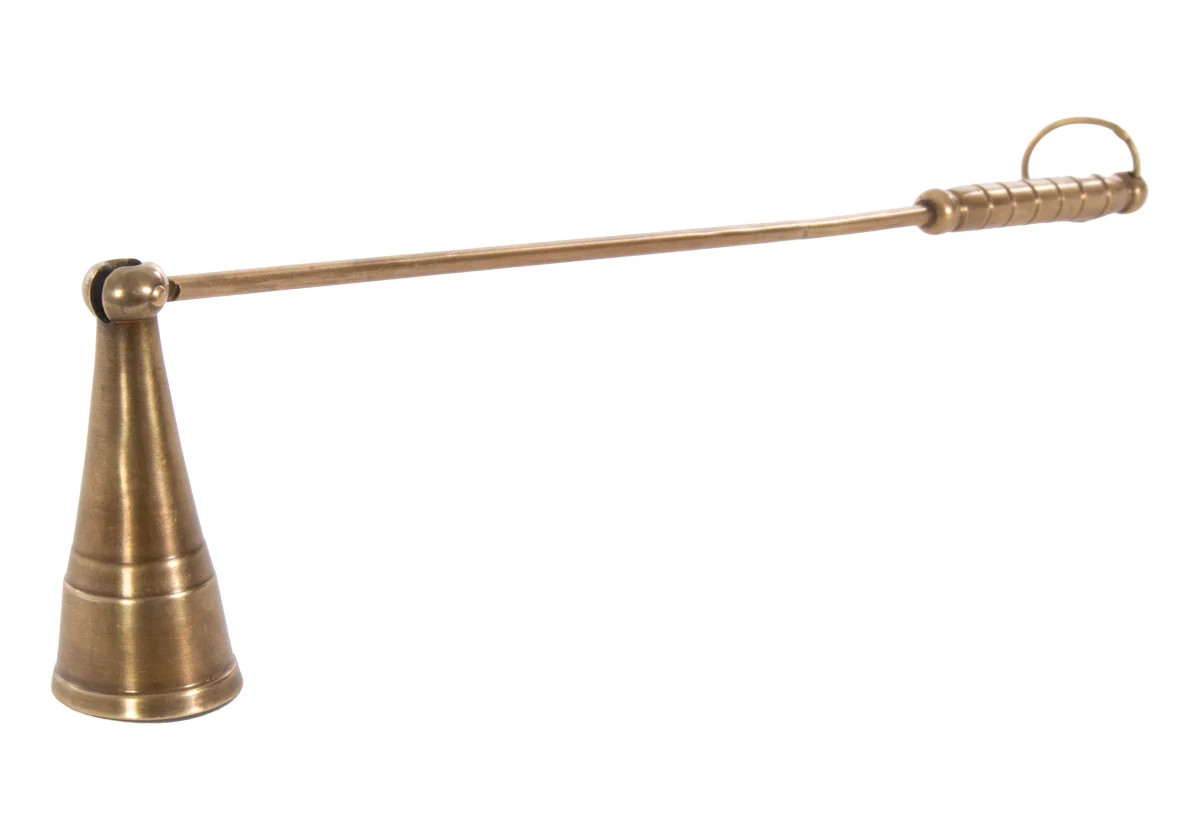 ANTIQUE BRASS CANDLE SNUFFER | Alice Lane Home Collection