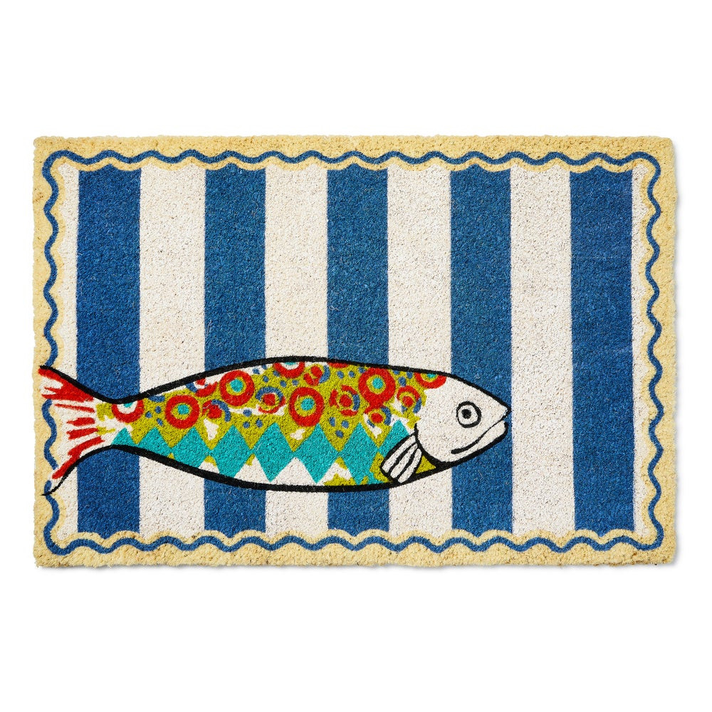 Go Fish Entrance Mat | MacKenzie-Childs