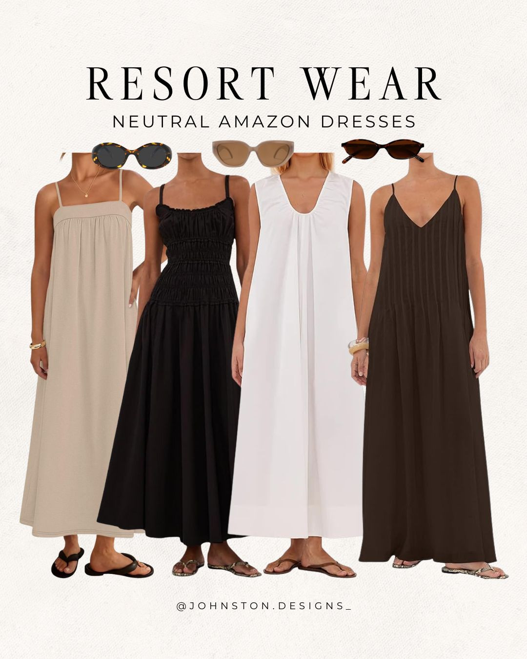 Resort-ready neutrals you’ll wear on repeat. ✨ Amazon dresses that look luxe without the splurge.

Amazon dresses, resort wear, neutral outfit, vacation style, maxi dress, minimalist wardrobe, beach dinner look, warm weather fashion, effortless style, capsule closet, vacation packing, affordable find, chic basics, summer outfits, look for less. 

 #LTKootd #LTKSeasonal #LTKTravel