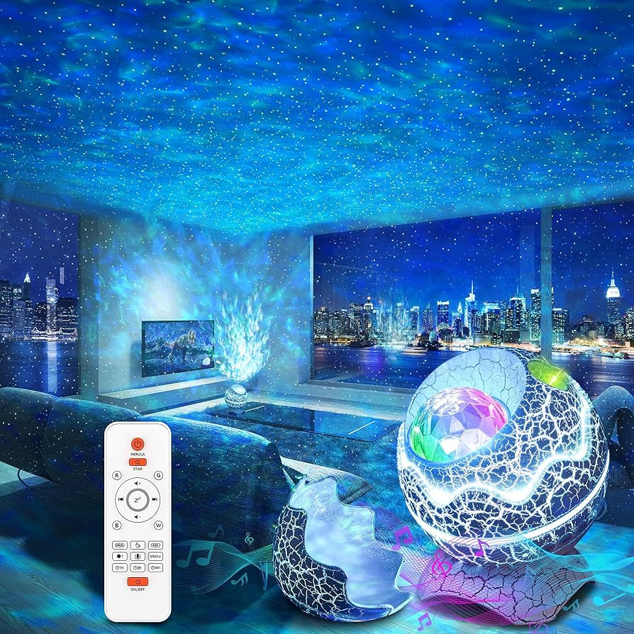 Rossetta Star Projector, Galaxy Projector for Bedroom, Remote Control & White Noise Bluetooth Spe... | Amazon (US)