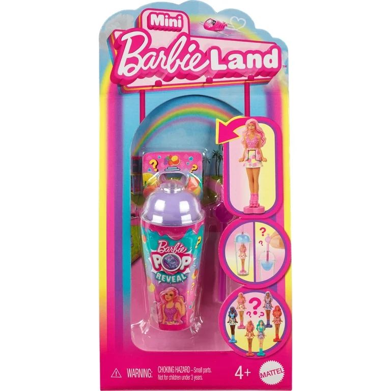 Barbie Mini BarbieLand Pop Reveal Dolls, 1.5-inch Doll with Surprise Sensory Reveal (Styles May V... | Walmart (US)