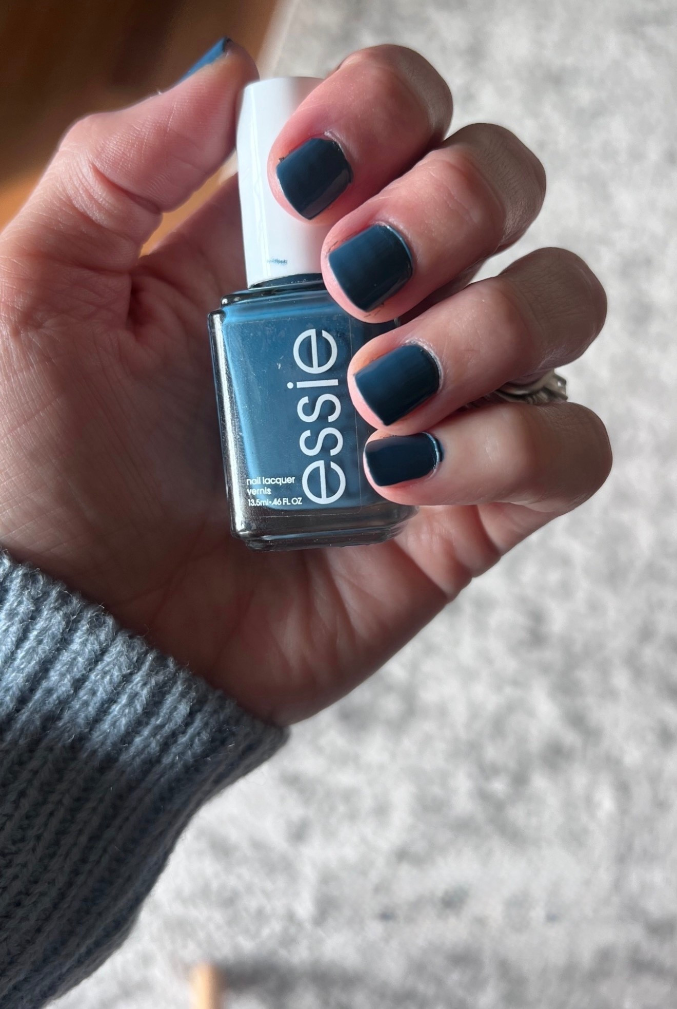 True Summer blue 
Essie “To me For Me” 
Nail polish 
#LTKFindsUnder50

#LTKBeauty