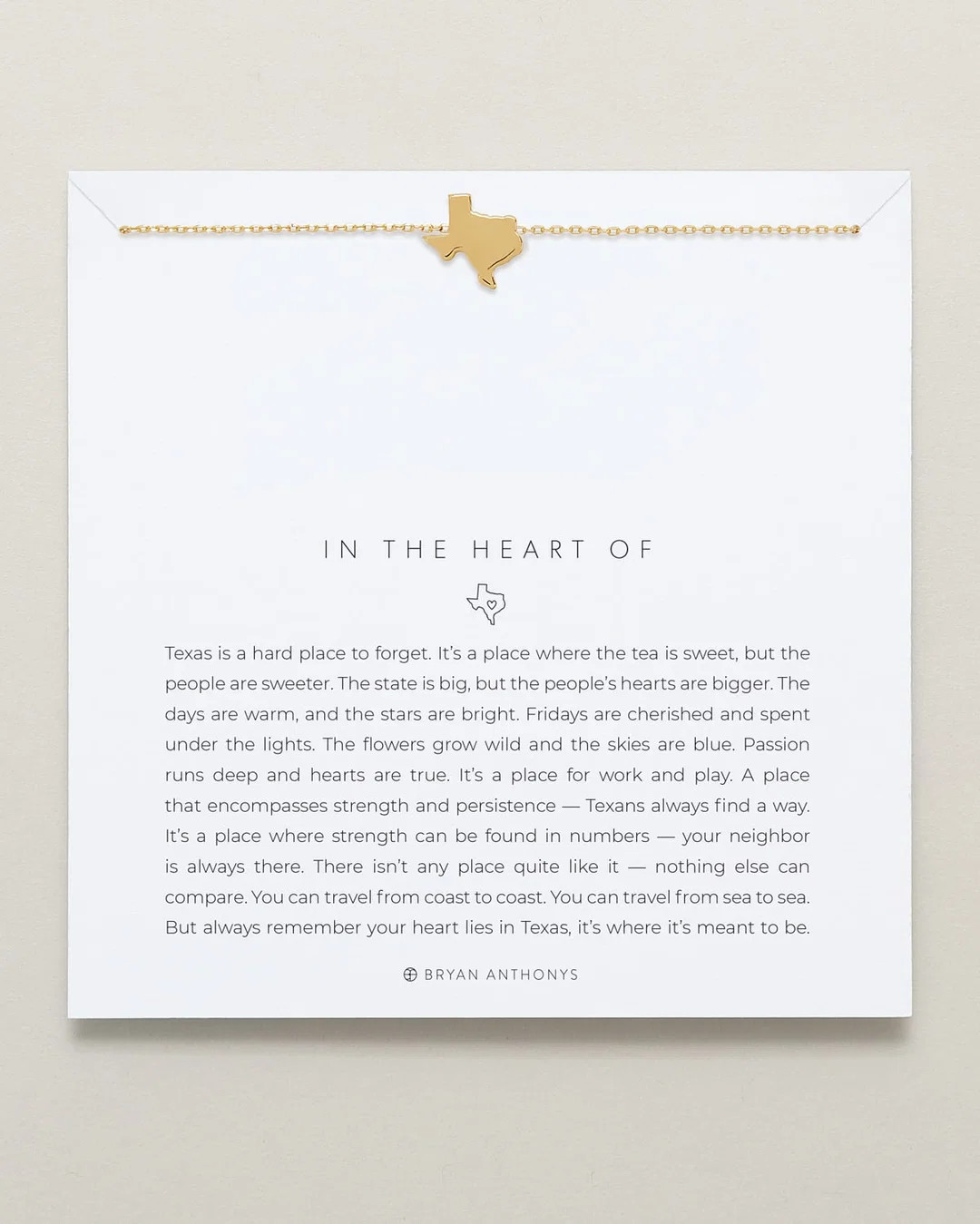 In The Heart Of Texas Necklace | Bryan Anthonys | Bryan Anthonys