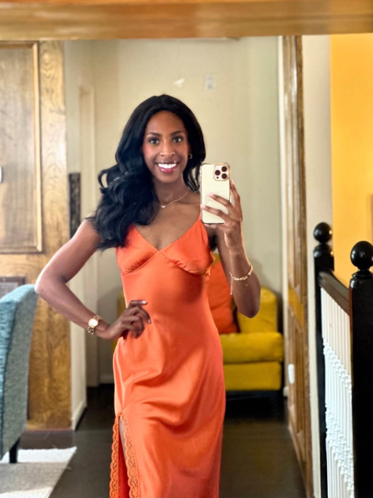 Obsessed with this dress. It makes you feel so elegant while being surprisingly adorable. 

Wearing size small (5’9”) tap for more colors

#LTKWedding #LTKFindsUnder50