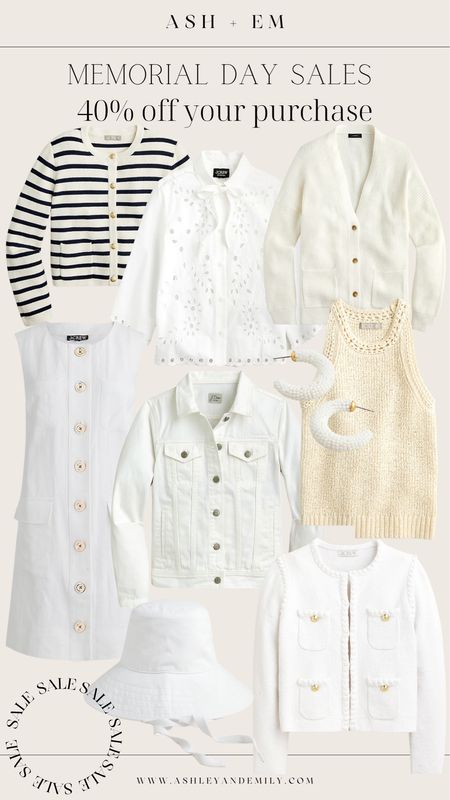 Memorial Day sales - 40% off your purchase - all white fashion finds 

#LTKswim #LTKFind #LTKsalealert